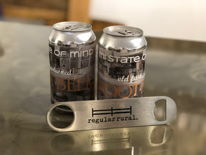regular rural stainless steel bottle opener