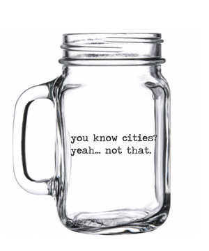 rural Mason Jar Mugs (Set of 2)